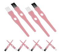 SAFIGLE 60pcs Nylon Bristle Cleaning Brush with Plastic Handle for Electric and Nose Hair Trimmer Maintenance, Gentle Surface Care and Groove Cleaning Tool Suitable for Travel and Home Use