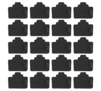 SAFIGLE 60pcs Silicone Ethernet Port Dust Cover Cap for Router and Computer Rj45 Network Jack Protector Plug Black Dust Plug for Stable Connectivity in Home and Office