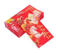 SAFIGLE 60pcs Vietnamese Envelopes Lunar Year Horse Red Envelopes Spring Festival Packets Lucky Money Chinese for Year