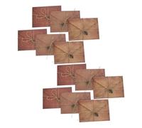 SAFIGLE 60pcs Vintage Letter Writing Paper and Classic Aged Envelopes Set with Leaf, Key, Four-Leaf Motif - Retro Stationery for Journaling, Crafting, and Greeting Cards