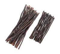 SAFIGLE 60pcs Wood Craft Sticks Natural Polished Wood Logs and Twigs for DIY Farmhouse Decor Photo Props Card Making and Creative Art Projects with Rustic Aesthetic