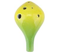 SAFIGLE 6holes Smokey Ocarina Ceramic Flute Musical Instrument Beginner Musical Instrument