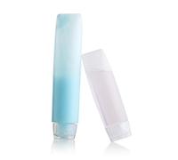 SAFIGLE 6pcs 30ml Soft Squeeze Travel Bottles Liquid Containers Portable Toiletries Dispensers for Soap Lotion Shampoo Travel Use