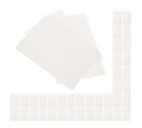 SAFIGLE 6pcs A5 Loose Leaf Paper Refills, 45 Sheets Grid Filler Paper for Binder Notebook, Refillable Lined and Squared Planner Inserts for Journal Organizers, White Stationery Sheets