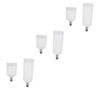 SAFIGLE 6pcs Airbrush Paint Cup Split-Type Professional Paint Container Refillable Bottles for Airbrush Use Colors and Scenarios