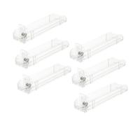 SAFIGLE 6pcs Automatic Cigarette Pusher Tray Cigarette Display Holder Stand Case Pusher Rack Holder Divider for Store Retail