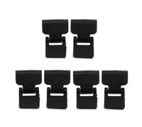 SAFIGLE 6pcs Black Plastic Reptile Tank Latch for Turtle and Reptile Pets Easy to Install and Remove Suitable for Turtle Tank Escape Prevention