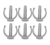 SAFIGLE 6pcs C Shape Latch Clamp for Walking Frame Accessories and Folding Crutches, Abs Steel Material with Enhanced Safety and Universal Compatibility, Walking Canes Clips Support