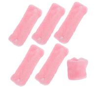 SAFIGLE 6pcs Coral Fleece Hair Curlers Heatless Sleep Curlers for Effortless Styling No Damage Tool for Beautiful Waves for Overnight Use Soft and Comfortable Design
