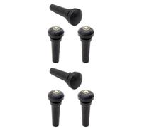 SAFIGLE 6pcs Ebony Violin Tailpiece Violin Chinrest Endpin Pegs Tail Pin Accessories