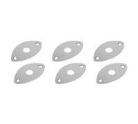 SAFIGLE 6pcs Electric Guitar Jack Cover Cat-eye Shape Outer Pad for Guitar Output Jack Cover for Copy