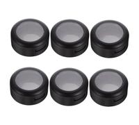 SAFIGLE 6pcs Empty Eyeshadow Boxes Single Eyeshadow Storage Cases Lids Makeup Powder Sample Containers