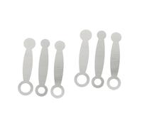 SAFIGLE 6pcs Flute Repair Padding Tools Kit Flute Pressure Pad Tools Essential Suitable for Piccolo