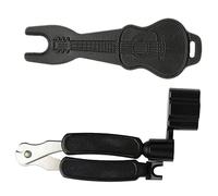 SAFIGLE 6pcs Guitar String Winder Tool Pin Remover for Stringed Instrument Practical Luthier Tool for Guitar Bridge Pins and String Changes