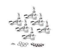 SAFIGLE 6pcs Locked String Tuners for Electric Guitar Accurate Tuning Pegs Lock Function Suitable for Acoustic Guitars Tuning Keys