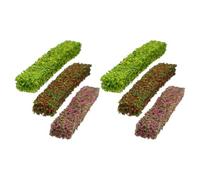 SAFIGLE 6pcs Miniature Bush Model Artificial Plants Pine Foliage DIY Dollhouse Garden Landscape Railway Train Scenery Architectural