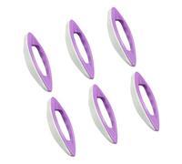 SAFIGLE 6pcs Nail Art Tools Sheep Leather Buffing Polish Nail Files Professional Manicure Kit Tool at Home Salon