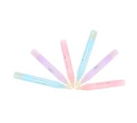 SAFIGLE 6Pcs Nail Cleaning Pen Precision Nail Art Removal Pens for Manicure Polish Correction Convenient for Professional Home Use Includes Light Blue Light Purple