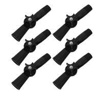 SAFIGLE 6pcs Rotatable Angle Joint Adaptor for 22mm Threaded Extension Poles and Dusters, Adjustable Angle with Precision Bearings, Sturdy Plastic Mop and Broom Handle Accessories for High