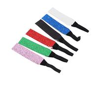 SAFIGLE 6PCS Sequin Headbands for Women Sparkly Elastic Hairbands Random Colors Fashionable Glitter Hair Accessories for Parties Festivals and Everyday Wear Random Color