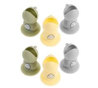 SAFIGLE 6pcs Silicone Toothbrush Protective Case Portable Standing Travel Electric Toothbrush Holders with Material and Compact Design for Easy Storage