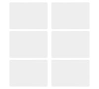 SAFIGLE 6pcs Small Dry Erase White Boards with Matte Finish, Plastic Student Writing Pads for Classroom and Teaching, Marks and Non-Yellowing Reusable Office Writing Mats