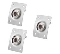 SAFIGLE 6pcs Square Guitar Jack for Electric Guitar Pickup Jack Socket for Accessories and Music Setup