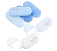 SAFIGLE 6pcs Student Correction Tape Set, Blue Gradient Roller Wipe-out Tape for School, Office Study Writing Correction