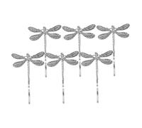 SAFIGLE 6pcs Vintage Dragonfly Hair Clips for Women Retro Fashionable Hairpins for Weddings Parties Daily Wear Sturdy Grip Lightweight Design Elegant Side Hair Accessories