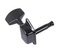 SAFIGLE 6pcs Vintage Mini Guitar Tuning Pegs Semi-closed Design for Electric Guitar Black Replacement Machine for Improved Sound Quality