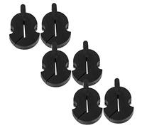 SAFIGLE 6pcs Violin Rubber Mute Practice Small Violin Mute Replacement Accessory Parts Silencer