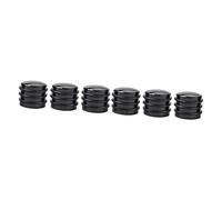 SAFIGLE 6pcs Volume Control Knob for Guitar and Bass Accessories Black Replacement Parts Easy Installation Compatible with Electric Guitar Circuit Boards