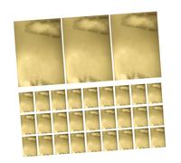 SAFIGLE 70pcs Gold Metallic Cardstock Paper for Crafts DIY Handmade Cards Projects Cut Mirror Paper for Scrapbooking Creative Art Materials