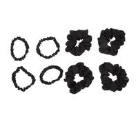 SAFIGLE 8Pcs Bands Soft Elastic Hair Ties for Fine Hair Stylish and Comfortable Hair Holders for Everyday Use and Special Occasions and Silk Finish