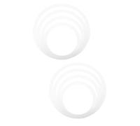 SAFIGLE 8pcs Drum Kit Mute Pad for Practice Drum Kit Silencing Accessory for Home Studio Use