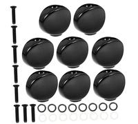 SAFIGLE 8pcs Guitar Tuning Pegs Replacement Button Head Knobs for Acoustic Electric Guitar Tuner Pegs Handles Metal Buttons for Tuning Machines