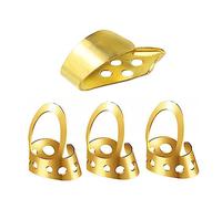 SAFIGLE 8pcs Metal Plectrum for Ukulele Banjo Thumbpick Fingers Picks Adjustable Guitar Picks for Boys and Girls Adults