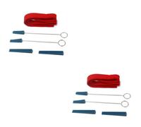 SAFIGLE 8pcs Piano Tuning Fork Set Rubber Mutes and Temperament Strips for Musical Tuning Fork and Piano Tools
