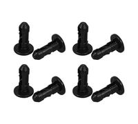 SAFIGLE 8pcs Plastic Lid Pins for Wheeled Trash Bins Connecting Axle Lock Parts Secure Lid Latch Replacement for Kitchen and Outdoor Dustbin Management