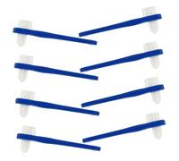 SAFIGLE 8pcs Portable Denture Cleaning Brush Dental Brush for Denture Plaque Off Cleaner