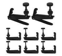 SAFIGLE 8pcs Violin Fine Tuner String Adjuster Brass Metal Tuning Tools for Violin Musical Instrument Accessory