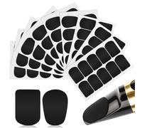 SAFIGLE 94pcs Saxophone and Clarinet Pads Food-grade Cushions Strong Adhesive for Soprano Alto and Tenor Instruments for Home Practice and Performances