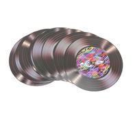 SAFIGLE 9Pcs Vinyl Record Wall Decorations Vintage Style Wear-resistant Material Home Bar Cafe Decor Reusable Photo Props for Living Party and Ornament