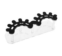 SAFIGLE Acrylic Lash Tweezer Holder Rack with Weighted Base Transparent Organizer for Eyelash Extension Tools Stable Porous Storage Stand for Beauty Salons and Lash Studios