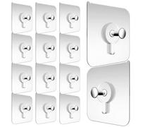 SAFIGLE Adhesive Picture Hanging Hooks Versatile Application 20pcs with Strong Stainless Steel and Plastic Material for Bedroom and Bathroom Wall Picture Hangers Without Nails