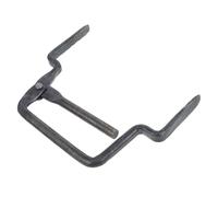 SAFIGLE Adjustable Brick Lifting Tool with Heavy Duty Tubular Clamp, Small Size for 4 Red Bricks, Paver and Masonry Block Carrier Tongs for Construction and Outdoor Use