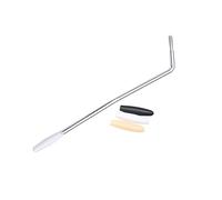 SAFIGLE Adjustment Lever Silver Tremolo Arm Crank Handle for Electric Guitar Tip Caps Fits Tremolo Bridge System