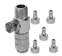 SAFIGLE Airbrush Quick Connector Set Hose Adapter Kit Fit Easy Install No Leak Airbrush Hose Fitting for Model Painting