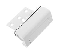 SAFIGLE Aluminum Alloy Interior Door Lock Hinge Bolt Night Lock with Screws for Home Inward Swinging Doors Reinforcement Security Deadbolt in White