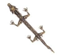 SAFIGLE Antique Brass Dragon Pen Rack Desktop Ornament Decorative Feng Shui Sculpture for Home Office Schoolroom Multi-functional Vintage Style Holder with Fine Craftsmanship and Elegant